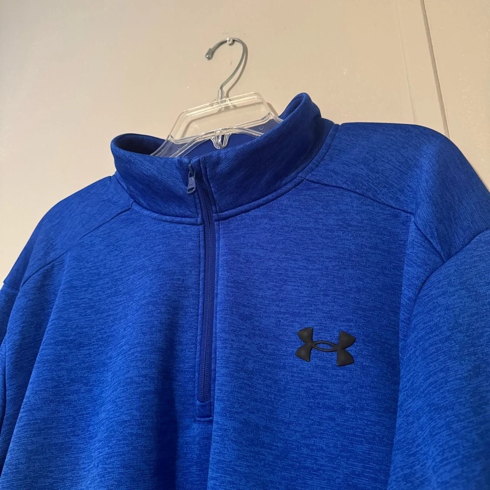 Under Armour Men’s Fleece‎ 1/4 Zip Sweater Pullover - Picture 2 of 5